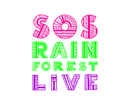 SOS Rainforest Live global livestream concert/event logo / link to project preview popup