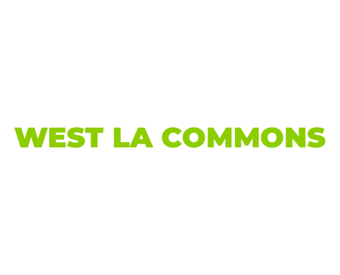 West LA Commons text "logo" / link to project preview popup